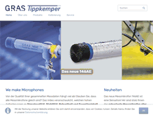 Tablet Screenshot of gras-tippkemper.de